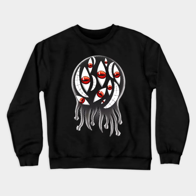 THE HUMONCULI EYES Crewneck Sweatshirt by opawcreate